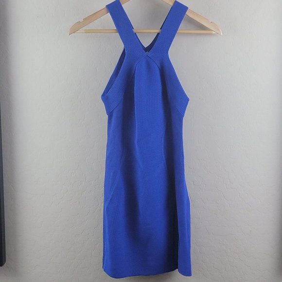 Parker Leeds Bodycon Dress in Blue - Picture 6 of 11